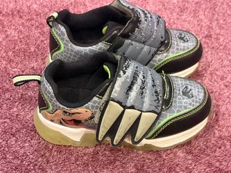 Jurassic World Jurassic Park Light-Up Toddler Tennis Shoes Dinosaur T Rex Sz 11
