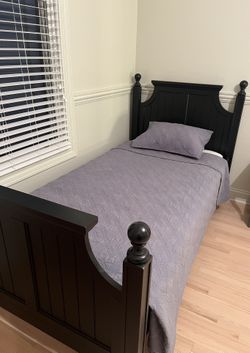 Solid Wood Twin Bed Frame (2 available)