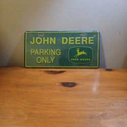 John Deere Lisence plate new