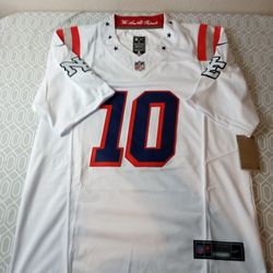 Drake Maye New England Patriots Stitched Small Jersey 