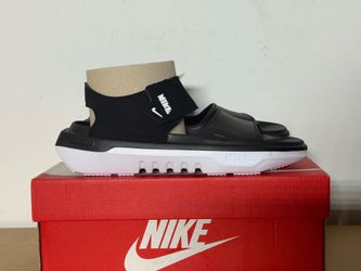 Nike Playscape GS Black White Sandals CU5296 001 Size 6Y Or Women’s Size 7.5