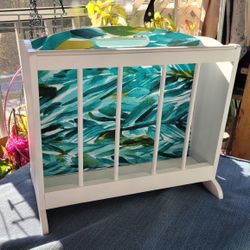 Refurbished Magazine Rack, Vintage