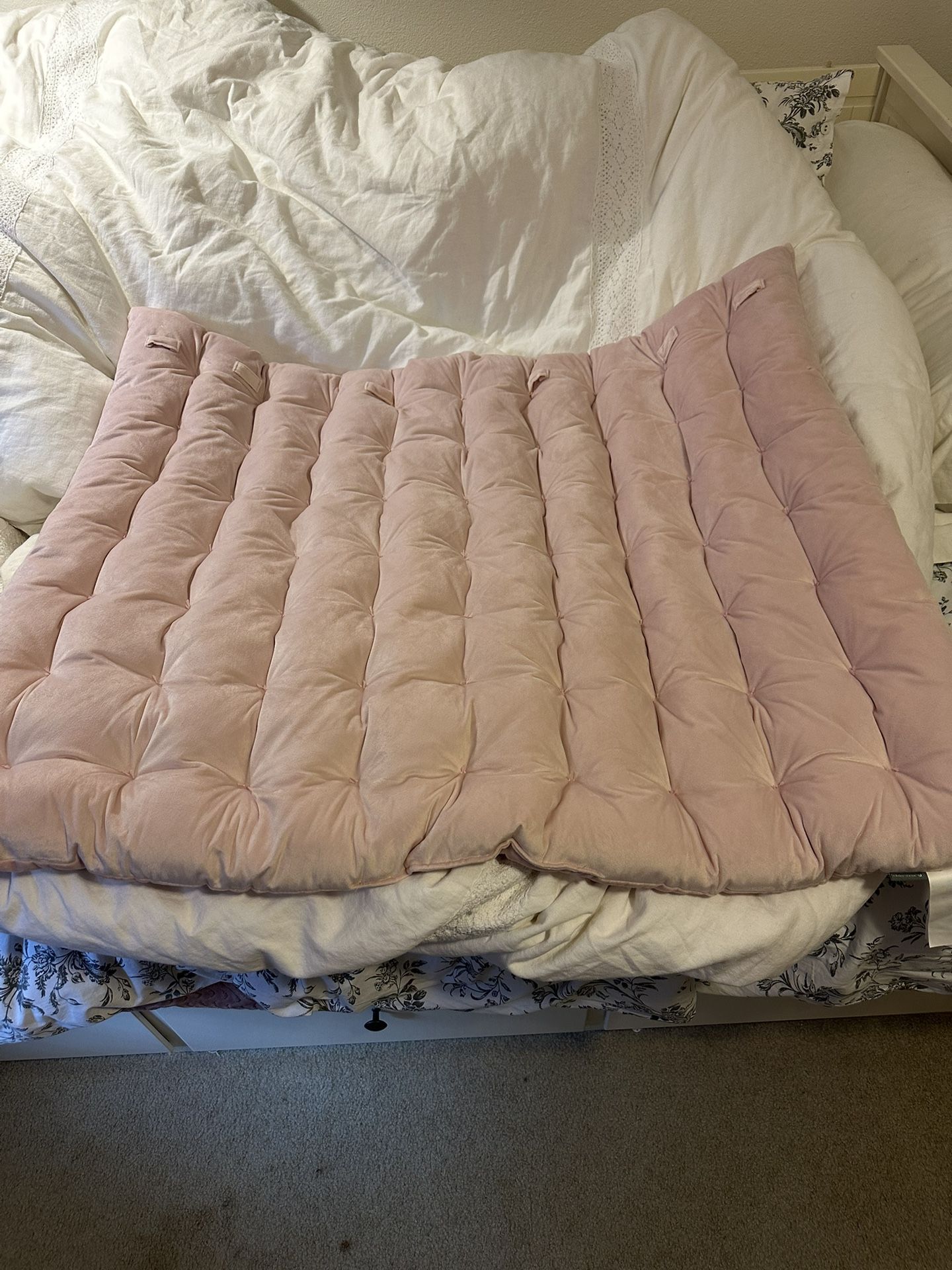 Dorm Cushioned Pink Head Board