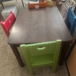Table and chairs