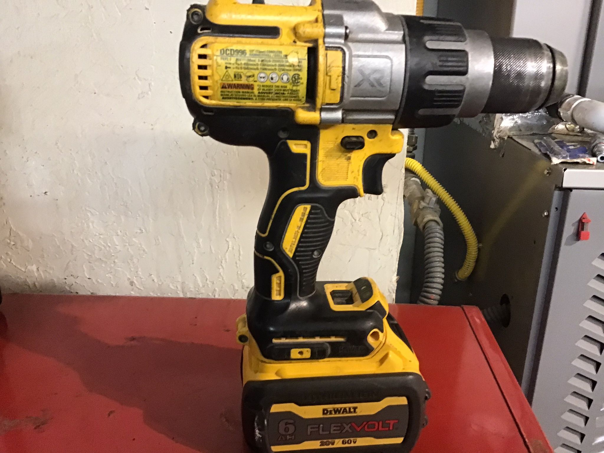Dewalt XR Brushless 1/2 Inch Hammer Drill TOOL ONLY. good Condition