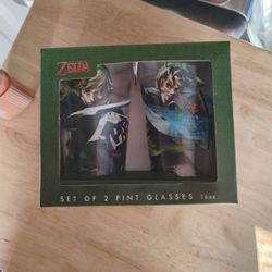 The Legend Of Zelda Pint Glasses 