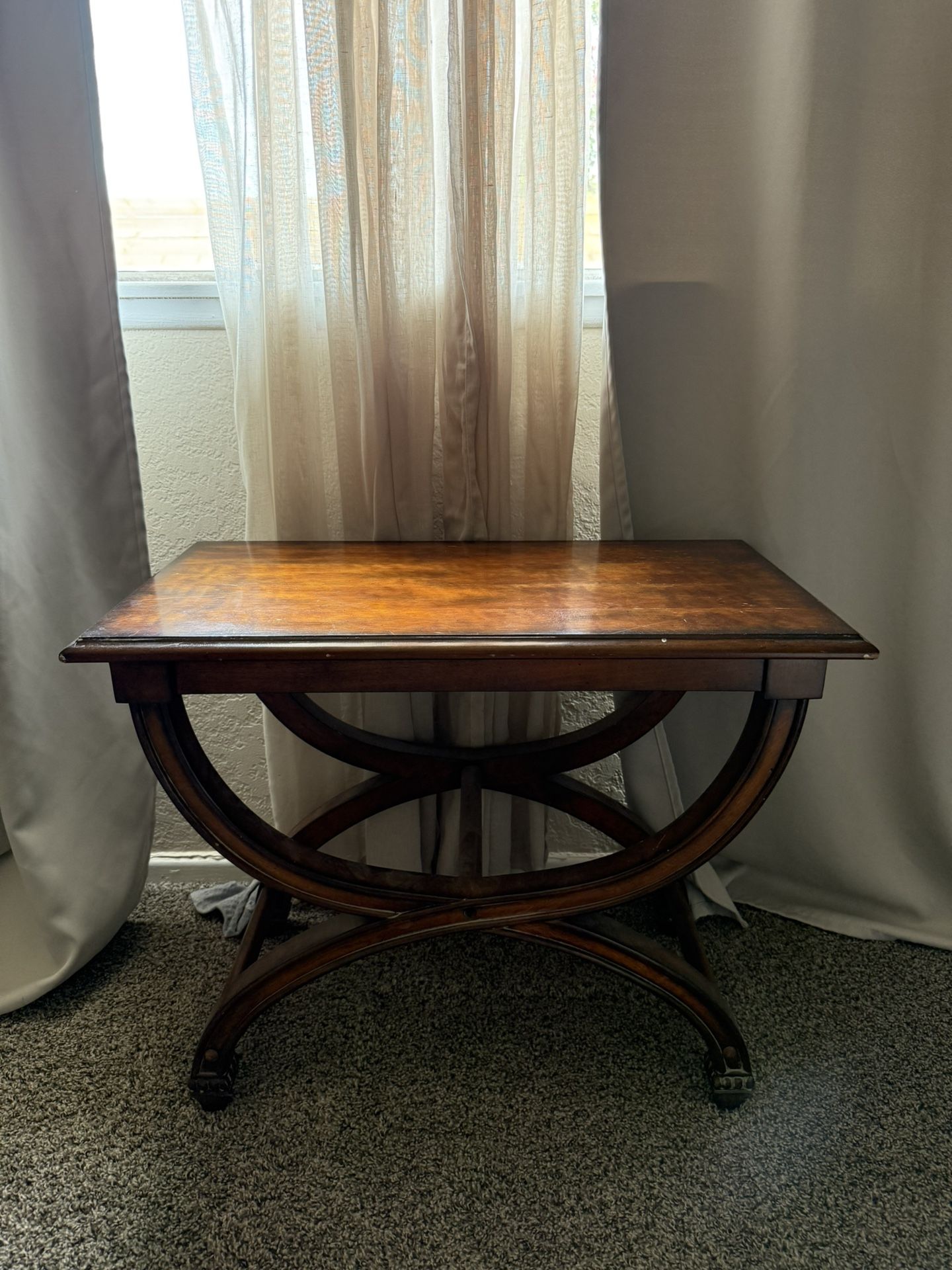 2 Wood Side Table And Console Wood Table