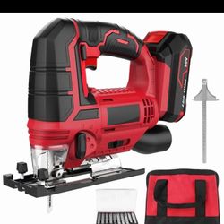 20V Cordless Jig Saw Kit with 2.0Ah Battery 