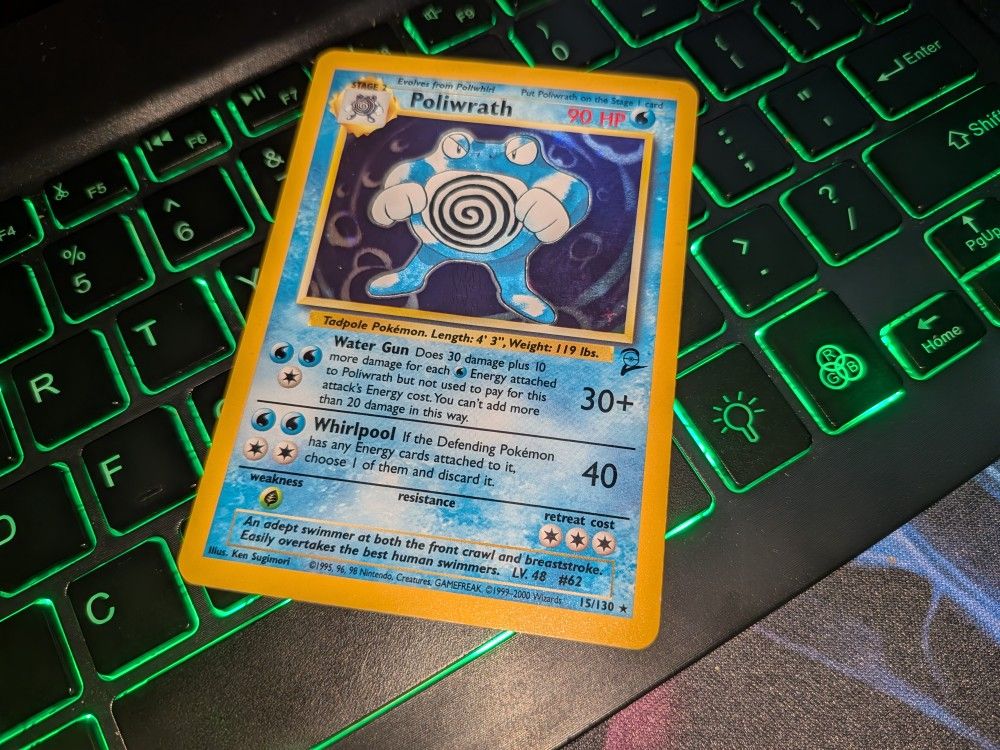 Poliwrath Base Set 2 Pokemon MOD PLAY