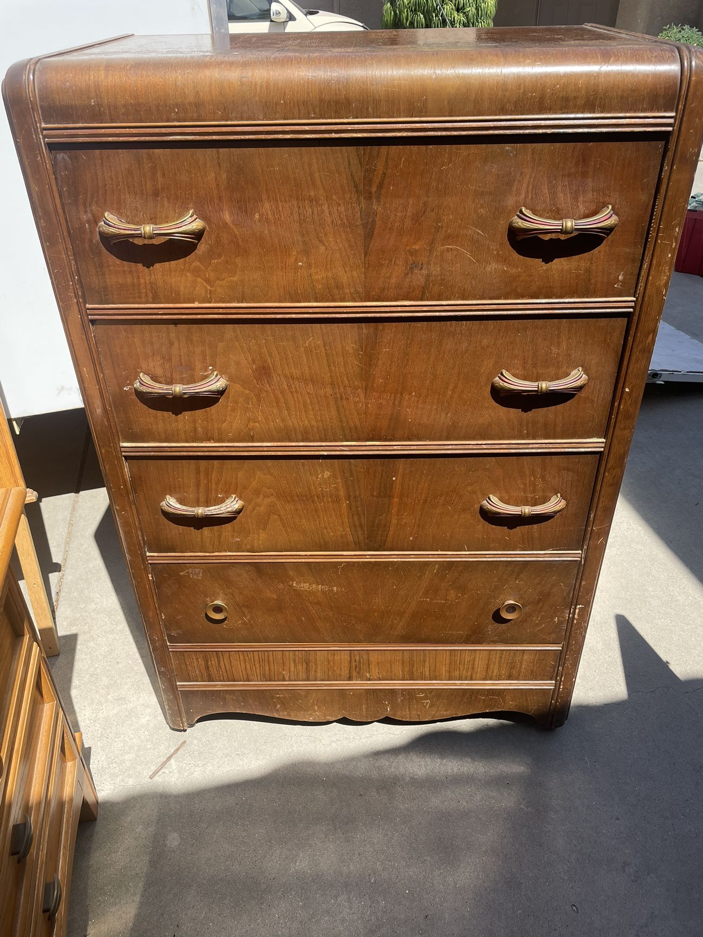 Antique Waterfall Dresser 32x47