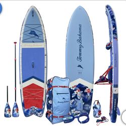 NEW! Tommy Bahama Marlin 11’6” 2-in-1 Inflatable Paddle Board/Kayak Package - Model 1872068