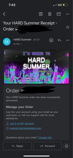 HARD SUMMER 2 DAY GA