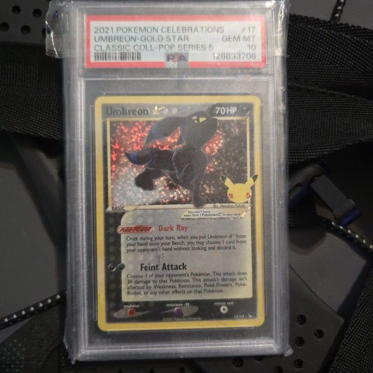 Pokemon Celebrations Gold Star Umbreon PSA 10
