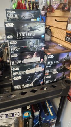 Star Wars Model Kits By Bandai 