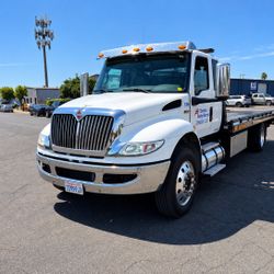 2022 International MV607 Flatbed Tow Truck