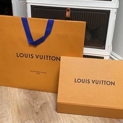 Louis Vuitton box and bag