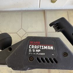Sears Craftsman 35/8”  2/5 HP Planer