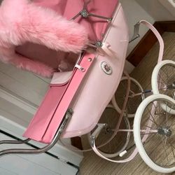 Silver Cross Luxury Pink Baby Pram  