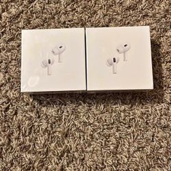 Two Apple AirPods pro-2 bundle (BRAND NEW NEVER USED)