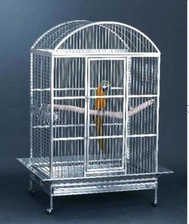 Stainless Steel Bird Parrot Cage Perfect For African Grey Etc