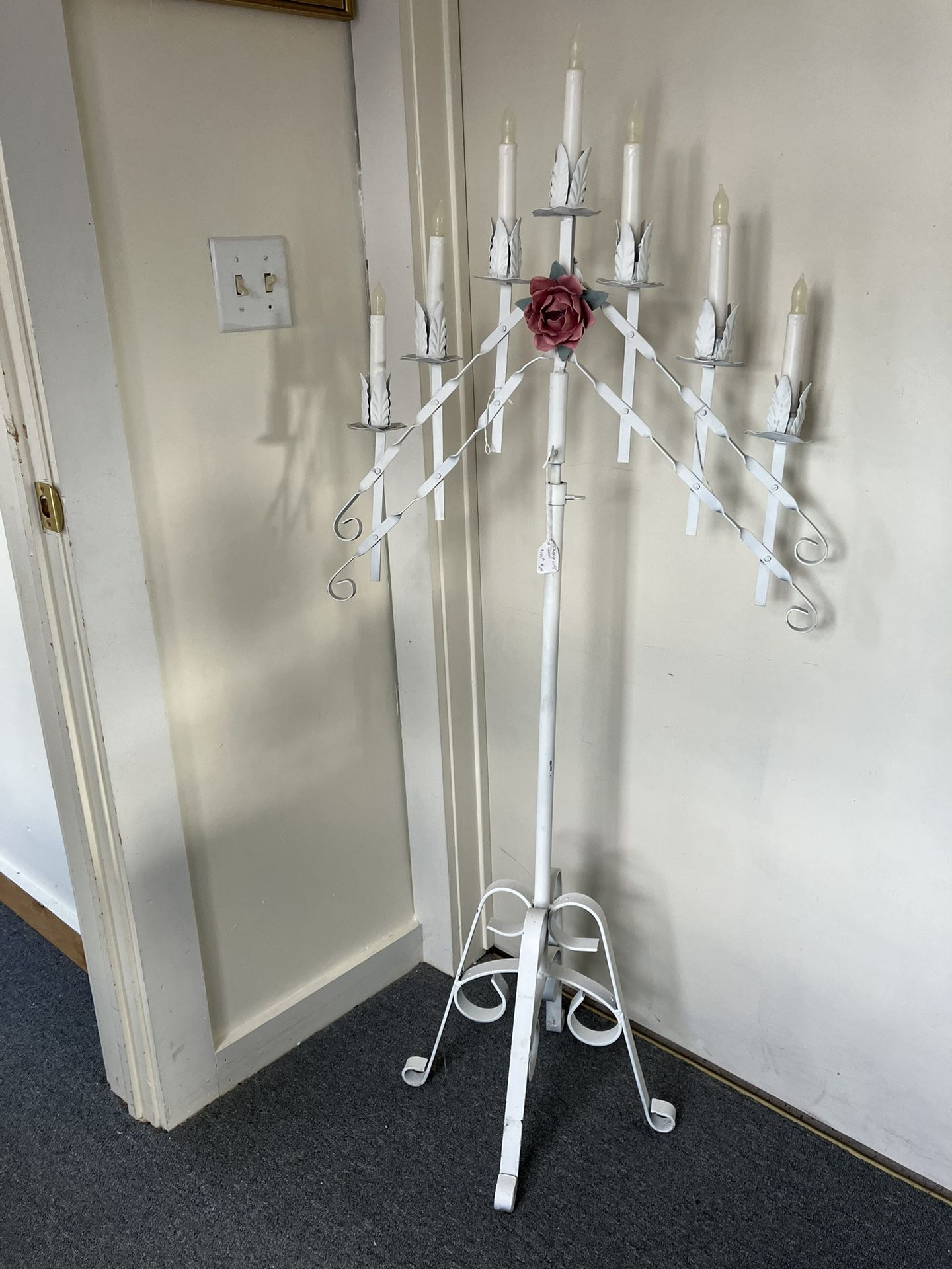 Vintage Shabby Chic Candelabra