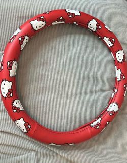 Hello Kitty Steering Wheel Cover