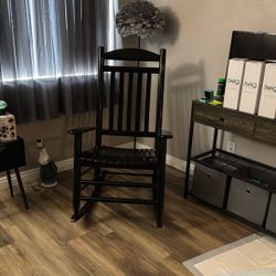 Oversized Black Rocker