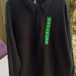 Comfy Extra Plush Women's Polo Sweatshirt 