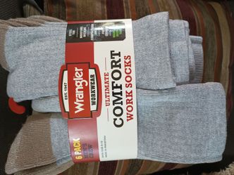Wrangler Workwear 6 PACK Crew Socks