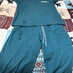 Keiser university Radiology Teal Scrubs 