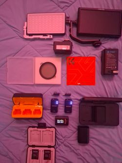 Camera Accessories Bundle – Lights, Monitor, Mic, Filters & More This is a Sony a7 III