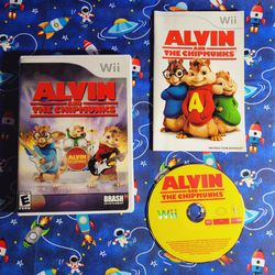 Alvin And The Chipmunks Nintendo Wii Wii U Complete CIB Clean
