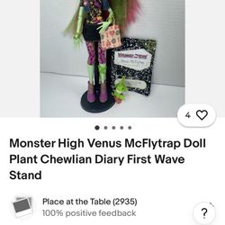 Venus McFlytrap Monster High Doll