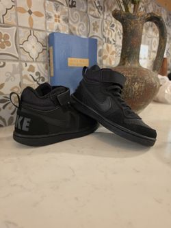 nike court borough mid Black Kids 11C