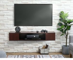 Floating Wall-Mounted TV Console