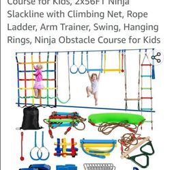 NINJA WARRIOR OBSTACLE COURSE FOR KIDS