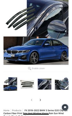 window visors rain guards