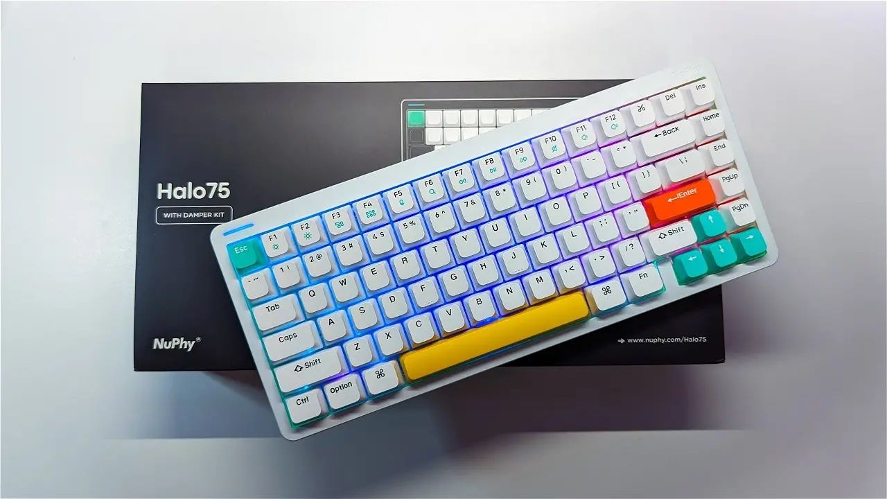 NuPhy Halo75 Mechancial Gaming Keyboard - 83 Keys RGB Backlit