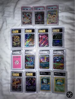🔥 15 Graded Pokémon Card Collection – Selling as a Lot 🔥