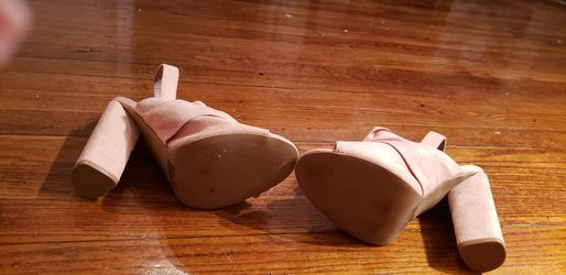 Pink suede