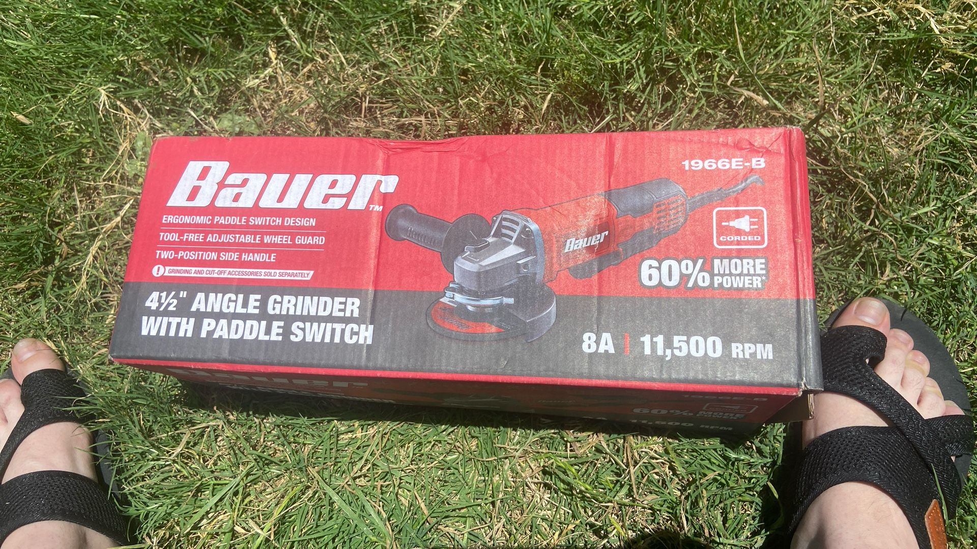 4 1/2 Angle Grinder With Paddle Switch 