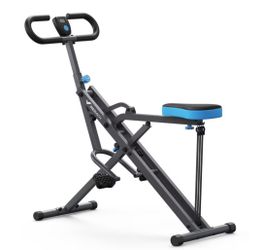 MERACH Squat Assist Trainer Foldable Glutes Leg Workout Machine with 3 Tension Bands, 350 lbs