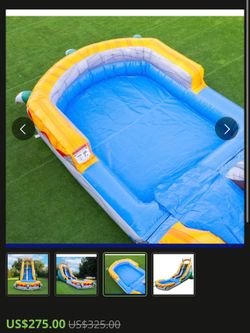 Detachable waterslide pool