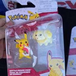 Pokemon Battle Figure Pikachu & Alcremie Mini Figure 2-Pack