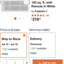 5,000 (DOE) BTU 115-Volts Window Air Conditioner Cools 150 sq. ft. with Remote in White