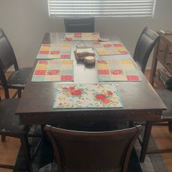 6 Chair + Table Dining Set