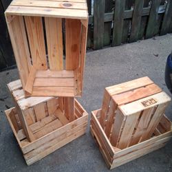Wooden Fruit Crate 