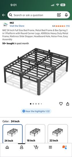 24 Inch Tall Full Size Bed Frame