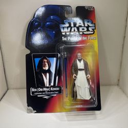 Starwars the power of the force Ben Kenobi  RARE SHORT SABER