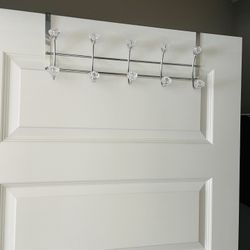 Over-the-Door Crystal Hook Rack
